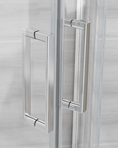 Box doccia nicchia cm 110 con vetro temperato trasparente- anta