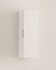 Colonna bagno cm 35x100 - 1 anta cannettata