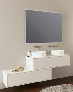 Mobile bagno sospeso Olimpia 60 cm con lavabo rigenerabile