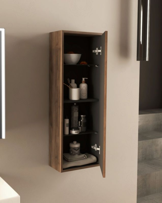 Colonna bagno Prisma cm 35x100 con apertura push – profonda 20 Colonna bagno Prisma cm 35x100 con apertura push – profonda 20