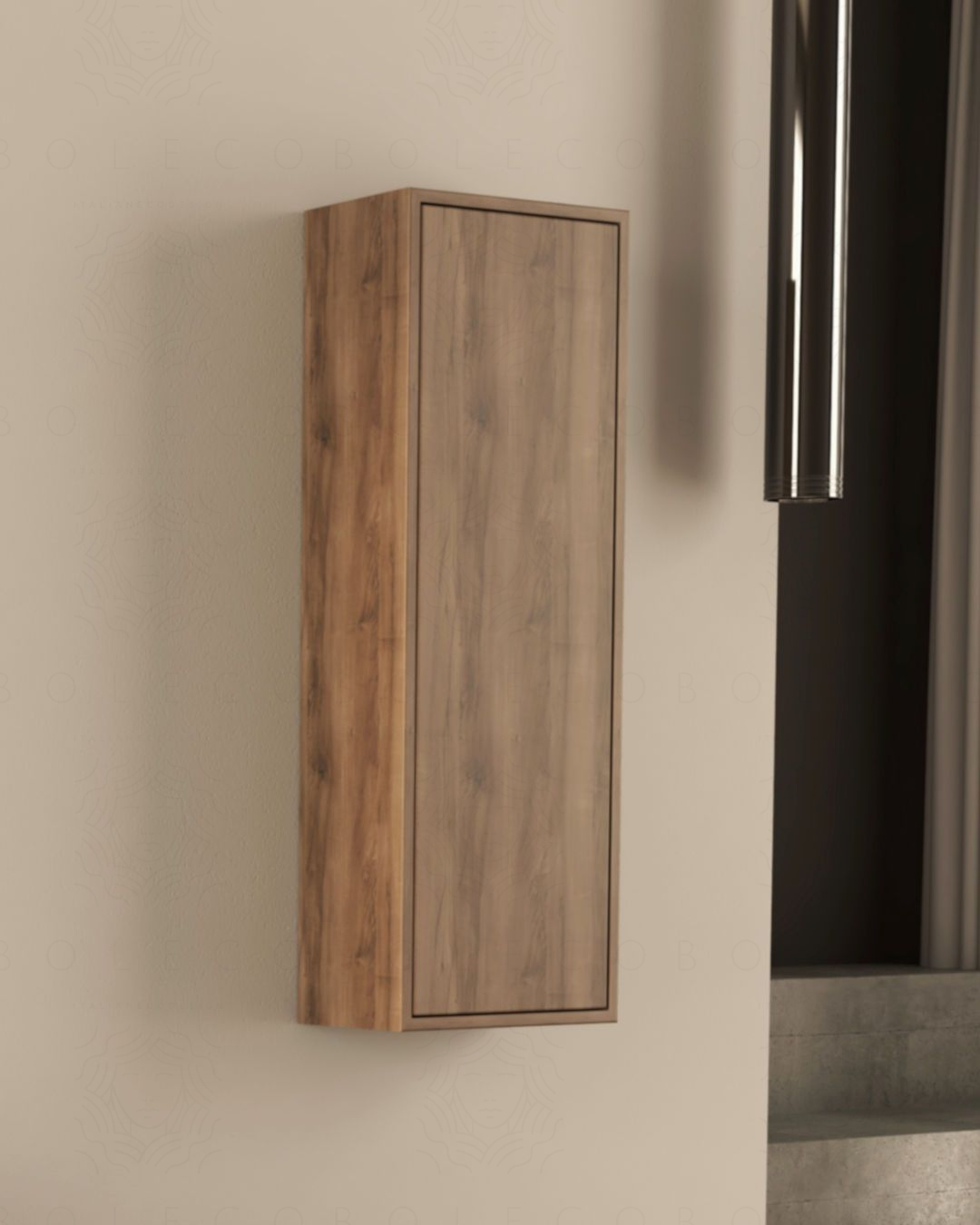 Colonna bagno Prisma cm 35x100 con apertura push – profonda 20 Colonna bagno Prisma cm 35x100 con apertura push – profonda 20