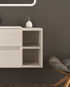 Cassettiera bagno sospesa a giorno cm 30x55