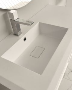 Mobile bagno sospeso Diamante cm 105 con lavabo in resina