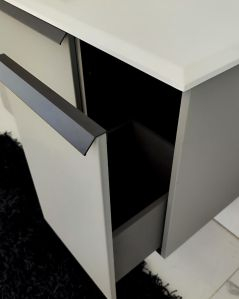 Mobile bagno sospeso Laguna cm 106 e lavabo in resina