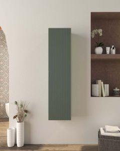 Colonna bagno Cloud cm 35x140 verde opaco con anta plisse