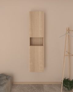 Colonna bagno sospesa h 140 con due ante e vano a giorno