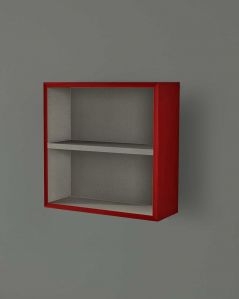 Pensile bagno a giorno cm 40 rosso corallo