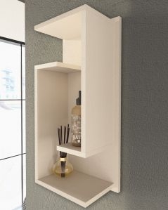Pensile bagno Diadema cm.30x75 perla spatolato