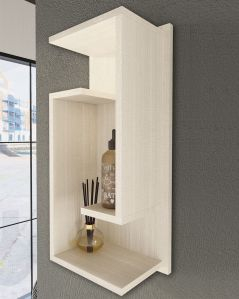 Pensile bagno Diadema cm 30x75 rovere bianco