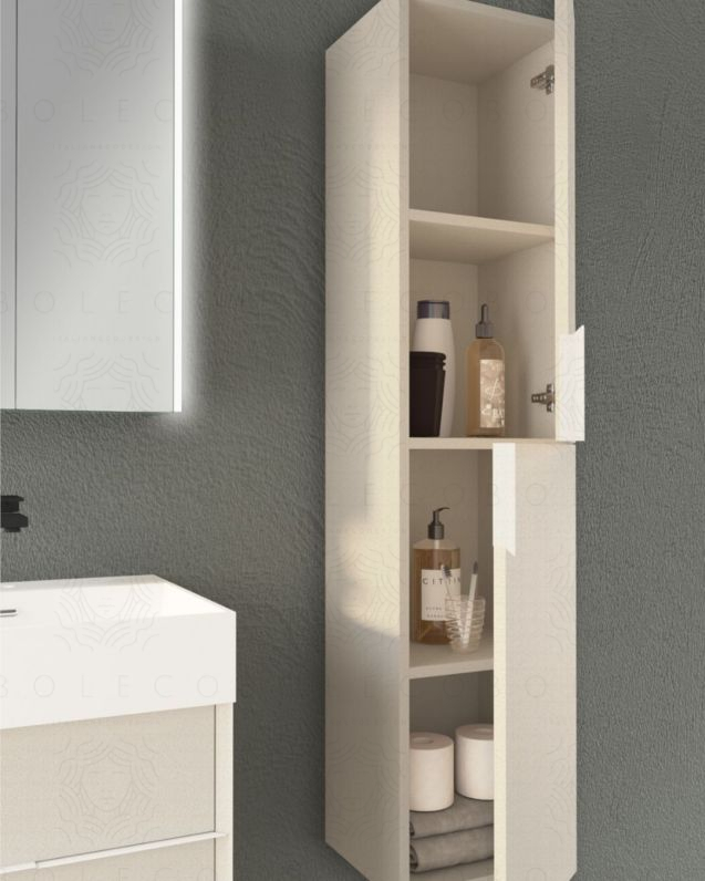 Colonna bagno Diadema cm 35x150 perla spatolato Colonna bagno Diadema cm 35x150 perla spatolato