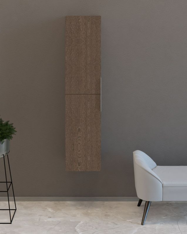 Colonna bagno Diadema cm 35x150 rovere scuro