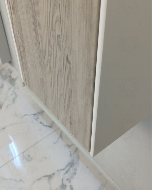 Colonna bagno Olimpia rovere grigio , cm.27x80