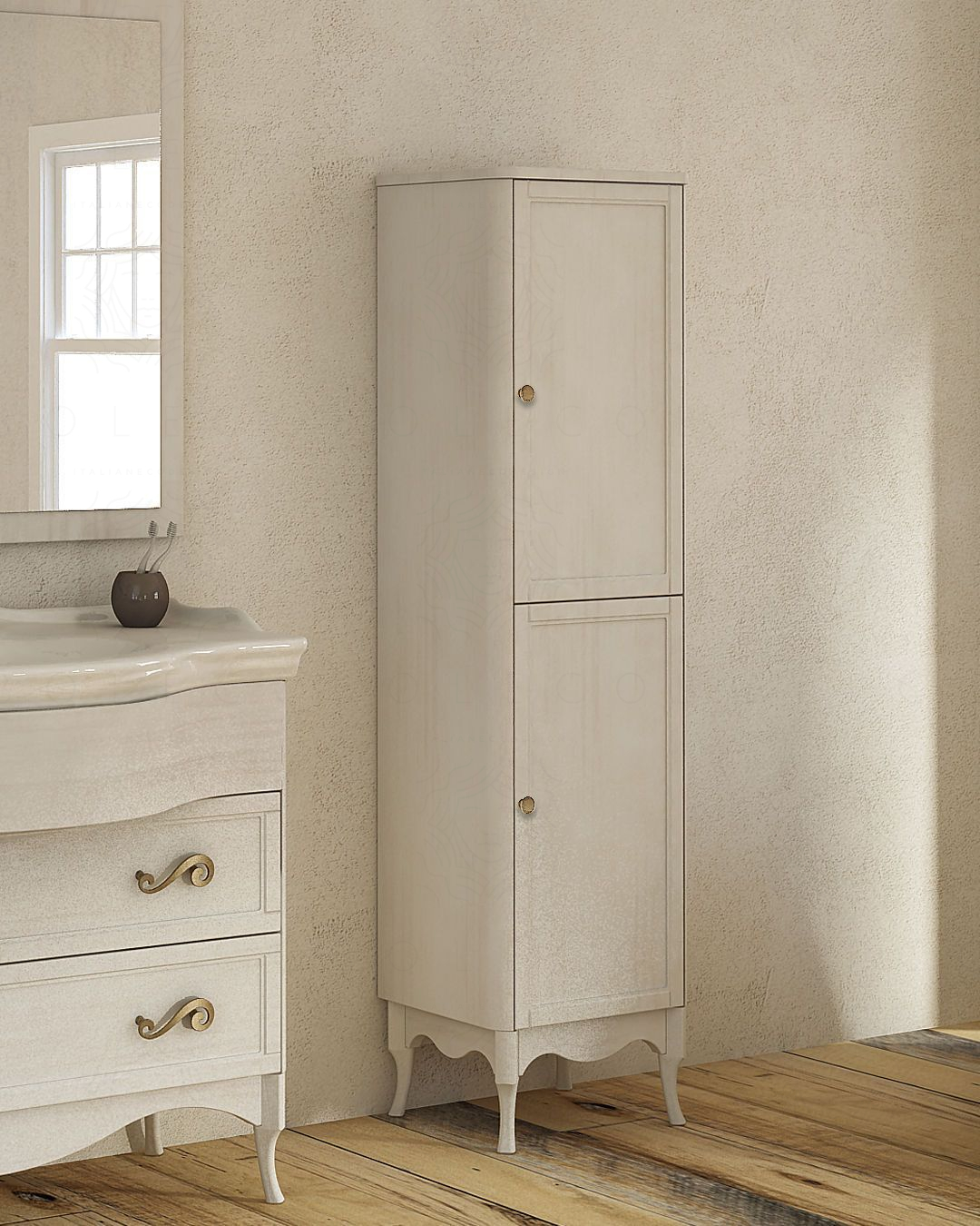 Colonna bagno a terra Donatello, 41 x 161 cm decape Colonna bagno a terra Donatello, 41 x 161 cm decape