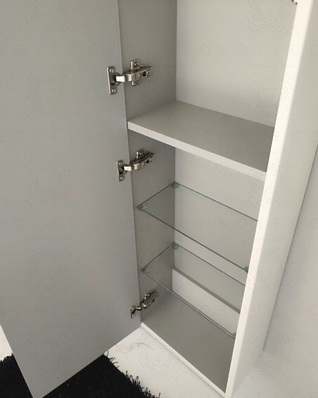 Colonna bagno sospesa Noemi 35x140 cm - bianco lucido