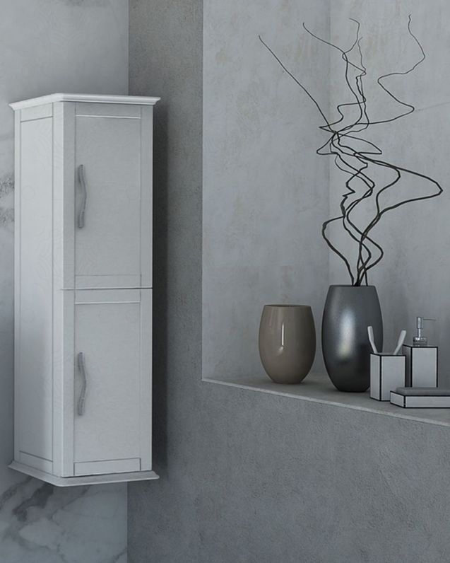 Colonna bagno Alba, 34 x 114 cm - bianco opaco Colonna bagno Alba, 34 x 114 cm - bianco opaco