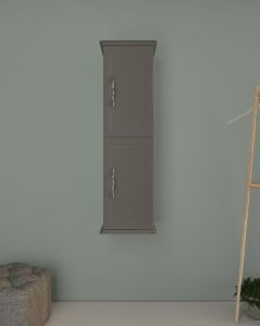 Colonna bagno Alba, 34 x 114 cm - grigio medio
