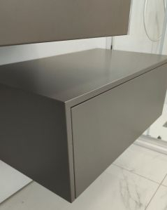 Cassettiera sospesa 75 cm push-pull grigio vulcano