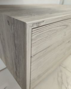 Cassettiera sospesa 75 cm push-pull rovere grigio