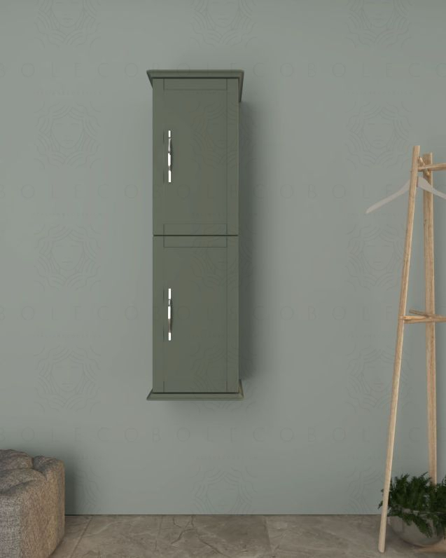 Colonna bagno Alba, 34 x 114 cm - verde opaco Colonna bagno Alba, 34 x 114 cm - verde opaco