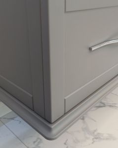 Mobile bagno sospeso Alba con lavabo in ceramica, cm.100