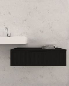 Mobile bagno sospeso Elite cm 90 nero opaco