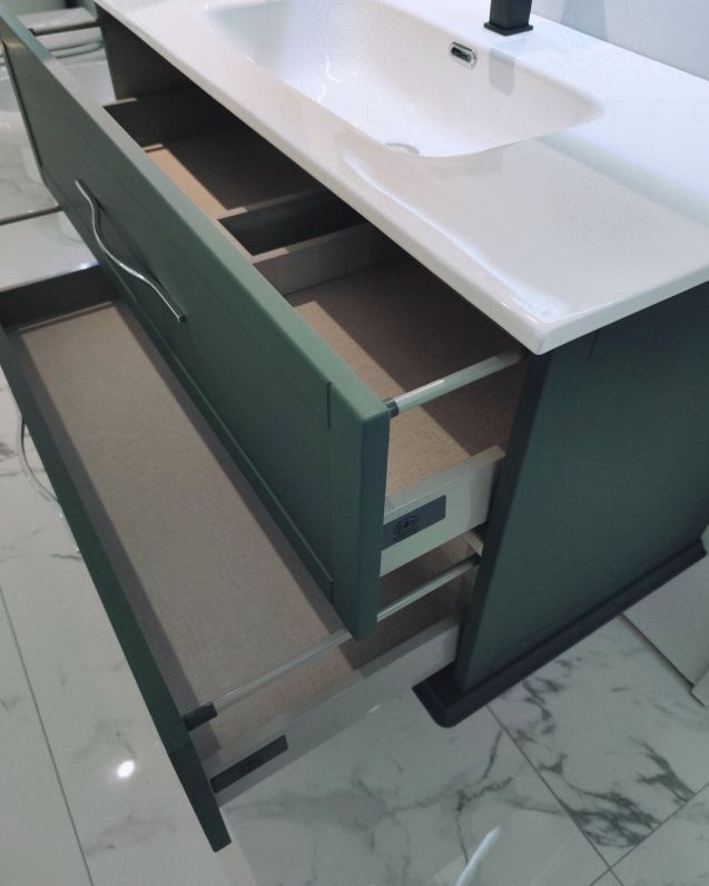 Mobile bagno sospeso 100 cm con cassetti - Alba