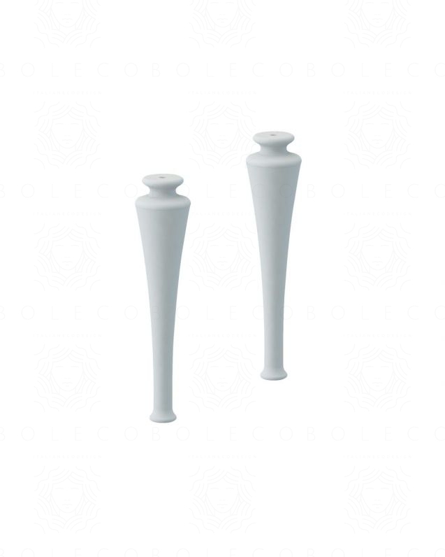 Set due piedi in legno moderni, altezza 35 cm.