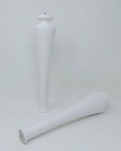 Set due piedi in legno moderni per mobile bagno Alba, altezza