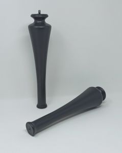 Set due piedi in legno moderni per mobile bagno Alba, altezza