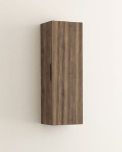 Colonna bagno cm 35x100 Zen noce - 1 anta cannettata