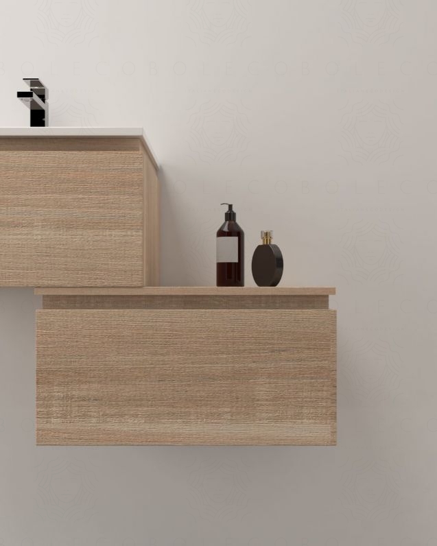Cassettiera Giava cm 60 rovere segato