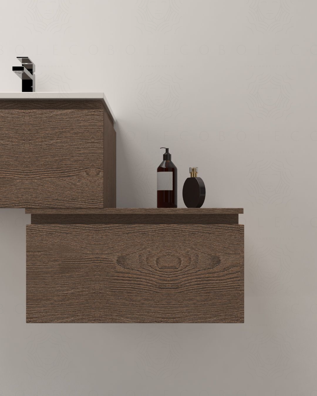 Cassettiera Giava cm 60 rovere scuro Cassettiera Giava cm 60 rovere scuro