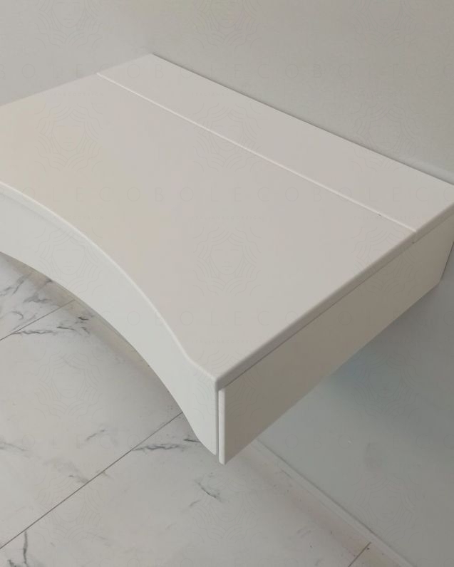 Pensile bagno portagioie bianco opaco Olimpia