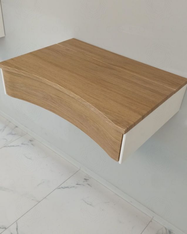 Pensile bagno portagioie rovere naturale Olimpia