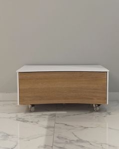 Cassettiera Olimpia 61 cm rovere naturale con top e ruote