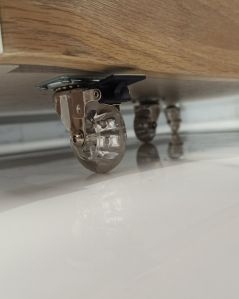 Cassettiera Olimpia 61 cm rovere naturale con top e ruote