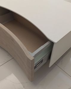 Cassettiera Olimpia 61 cm rovere grigio con top e ruote