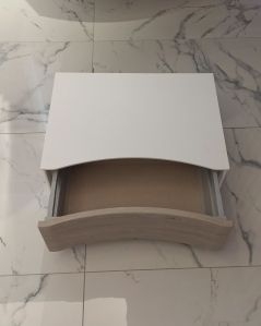 Cassettiera Olimpia 61 cm rovere grigio con top e ruote