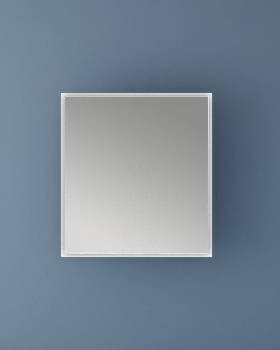 Specchio led Alba con anti-appannamento 98 x 90 cm - bianco Specchio led Alba con anti-appannamento 98 x 90 cm - bianco