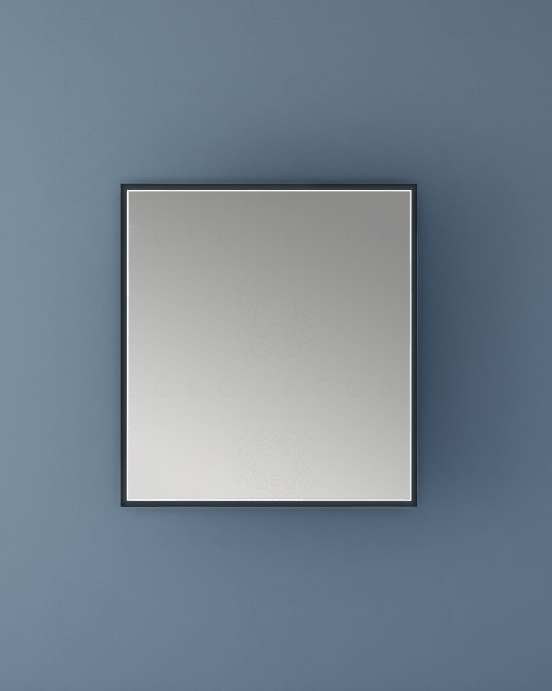 Specchio led Alba con anti-appannamento 98 x 90 cm - lavagna Specchio led Alba con anti-appannamento 98 x 90 cm - lavagna