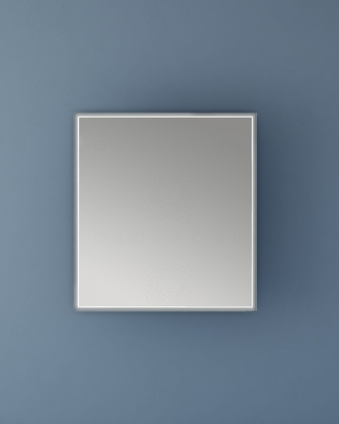 Specchio led Alba con anti-appannamento 98 x 90 cm - grigio Specchio led Alba con anti-appannamento 98 x 90 cm - grigio