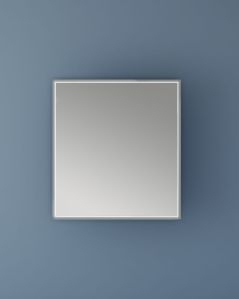 Specchio led Alba con anti-appannamento 98 x 90 cm - grigio