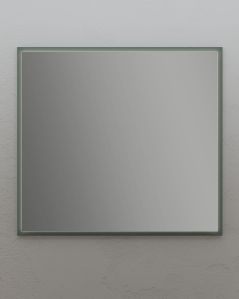 Specchio led Alba con anti-appannamento 98 x 90 cm - verde opaco
