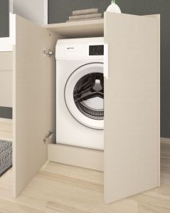 Colonna bagno porta lavatrice Diadema  perla spatolato cm.70x93