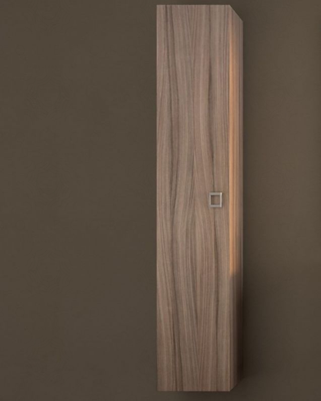 Colonna bagno sospesa Ariel larice chiaro cm.30x158 Colonna bagno sospesa Ariel larice chiaro cm.30x158