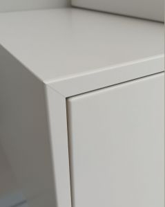 Cassettiera sospesa cm.50, push-pull bianco opaco