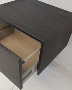 Cassettiera sospesa 50 cm push-pull larice scuro