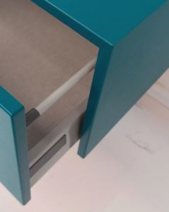 Cassettiera sospesa 50 cm push-pull blu avio