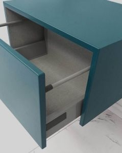 Cassettiera sospesa 50 cm push-pull blu avio