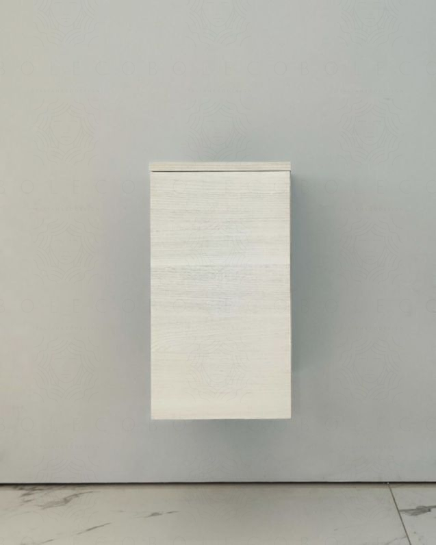 Cassettiera bagno sospesa cm 30x55 rovere bianco